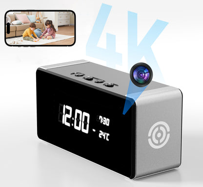 Hidden Camera Clock 1080P HD Mini Spy Camera for Indoor, Room, Home