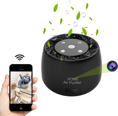 Wireless-WiFi-Security-Mini-Camera, Real 1080P Full HD with Night Vision and Motion Detection Recording, 2-IN-1 Real-time Monitoring for Home/Office, Work with IOS&Android APP(Support 2.4G and 5G)