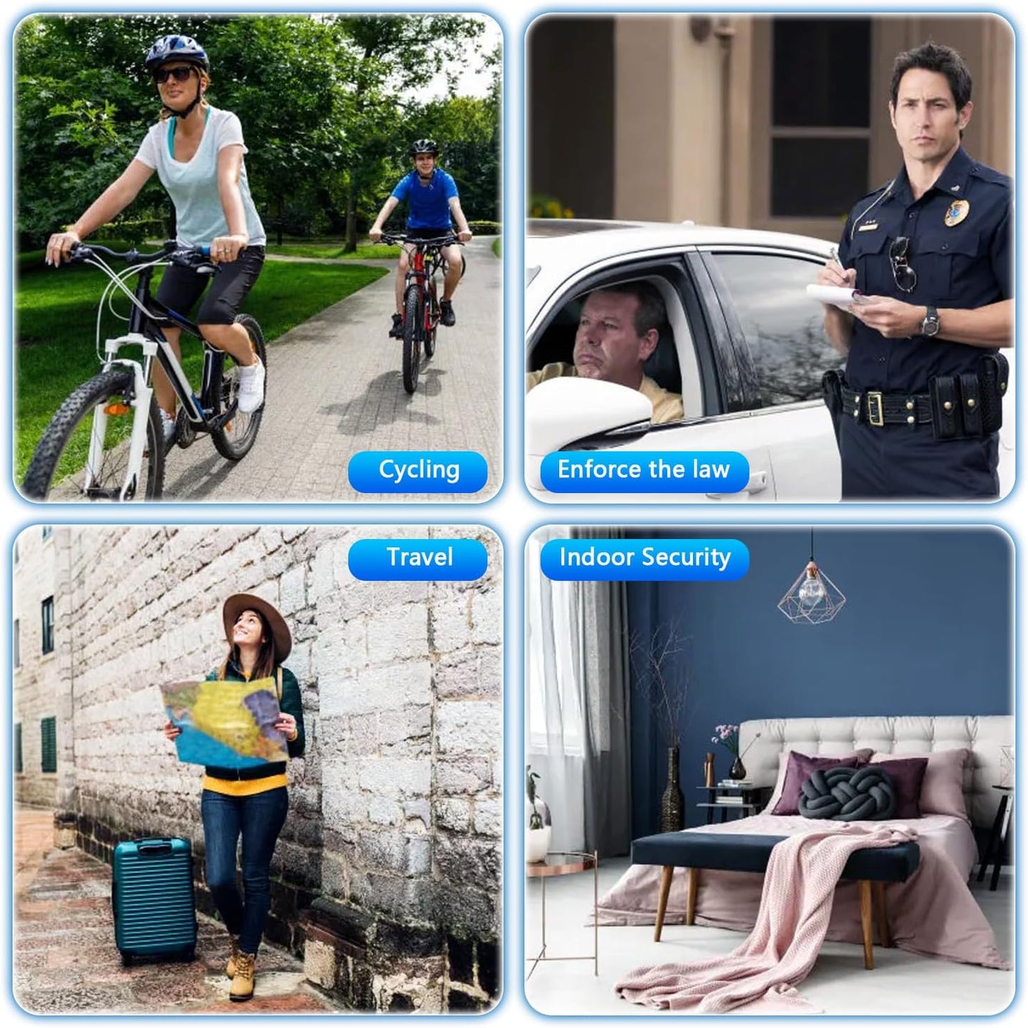 64GB Mini Body Camera,1080P Wearable Patrol Video Recording Camcorder with IR Night Vision, 5-Hour Battery & 180° Rotating Lens – Small Wearable Cam for Security, Police, and Outdoor Use