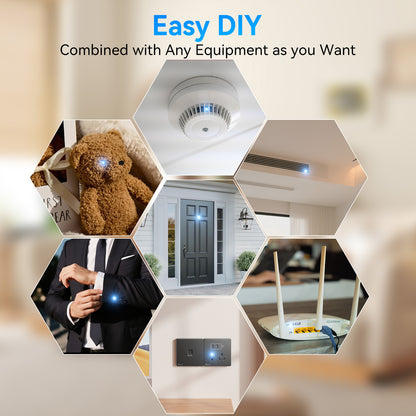 4K Invisible Spy Camera, Mini Hidden Camera, Micro Nanny Cam with Microphone / 64GB / Long Battery Life (Motion Detection)